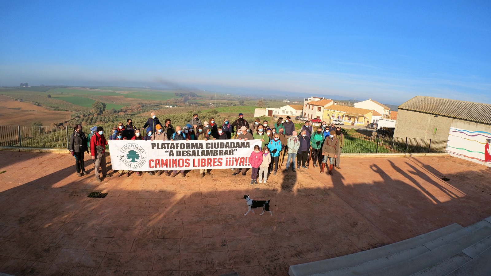 9 de enero de 2022, ruta por los caminos de «El Desierto de la Parrilla», Guadalcázar