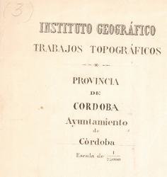 Trabajos topográficos de 1870 y Primer Mapa Topográfico